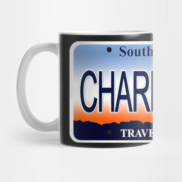 Charleston South Carolina License Plate by Mel's Designs